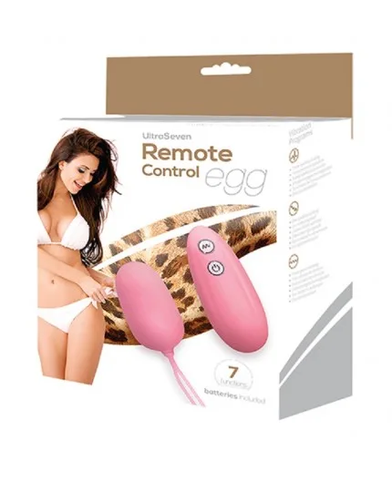 Ovulo Vibrante Remote Control Egg 7 Funzioni Rosa